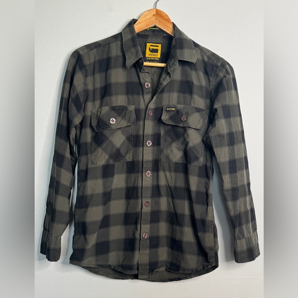 G-Star Black and Yellow Label Shirt‎